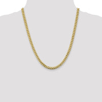 10K 5.5mm Solid Miami Cuban Chain-10DCU180-22