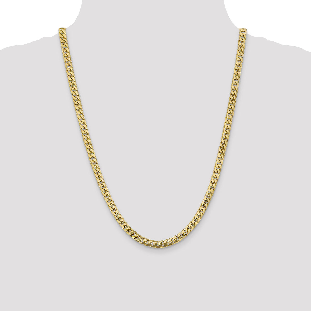 10K 5.5mm Solid Miami Cuban Chain-10DCU180-24