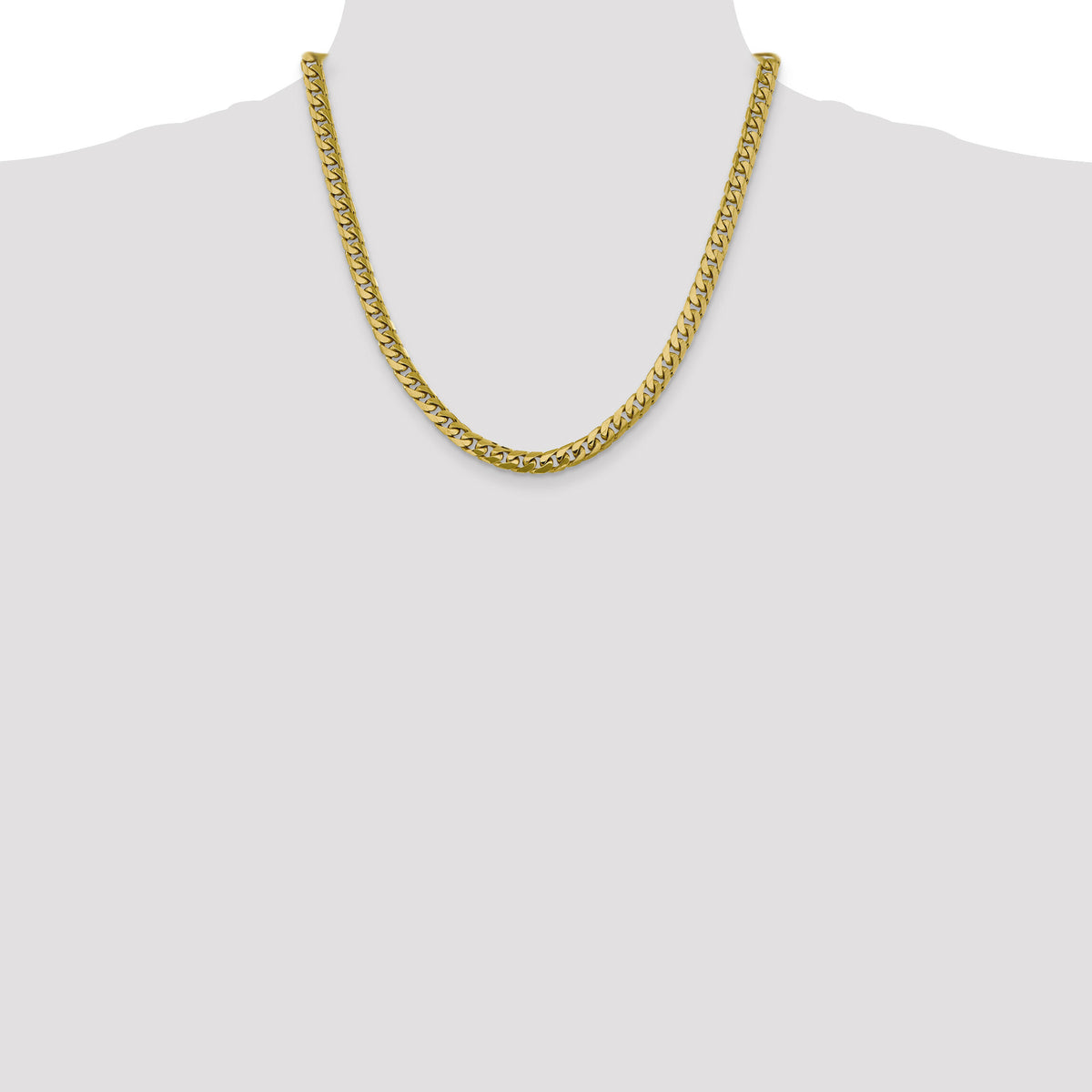 10K 6.25mm Solid Miami Cuban Chain-10DCU200-20