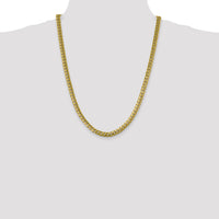 10K 6.25mm Solid Miami Cuban Chain-10DCU200-24
