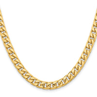 10K 6.75mm Solid Miami Cuban Chain-10DCU220-28
