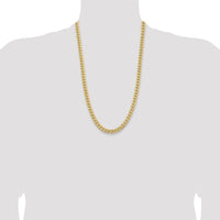 10K 6.75mm Solid Miami Cuban Chain-10DCU220-26