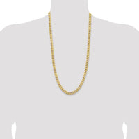 10K 6.75mm Solid Miami Cuban Chain-10DCU220-28