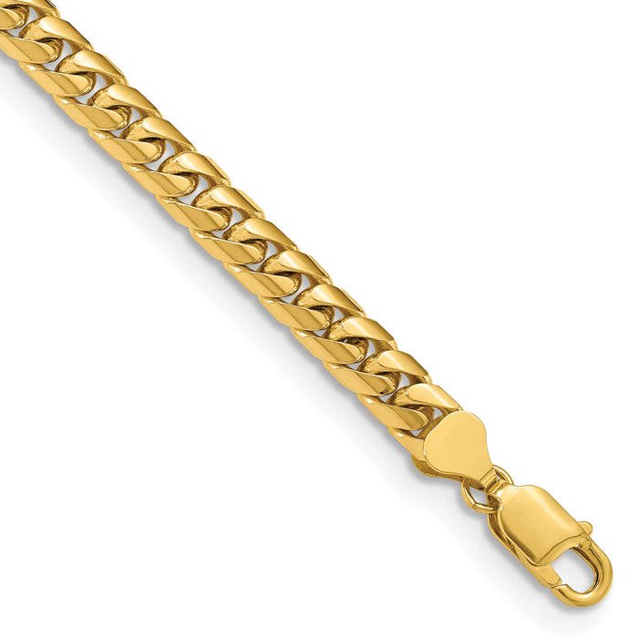 10K 6.75mm Solid Miami Cuban Chain-10DCU220-8.5