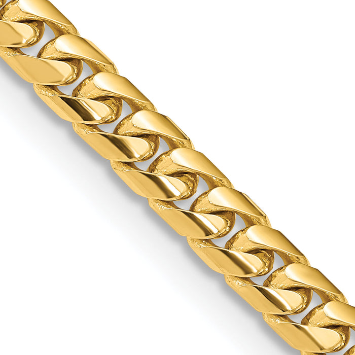 10K 6.75mm Solid Miami Cuban Chain-10DCU220-24