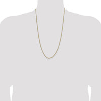10k 2mm Semi-solid D/C Rope Chain-10DH014-26