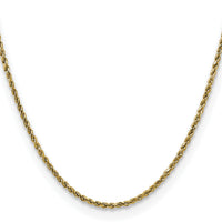 10k 2.25mm Semi-solid D/C Rope Chain-10DH016-18