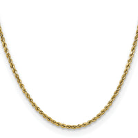 10k 2.5mm Semi-solid D/C Rope Chain-10DH018-20