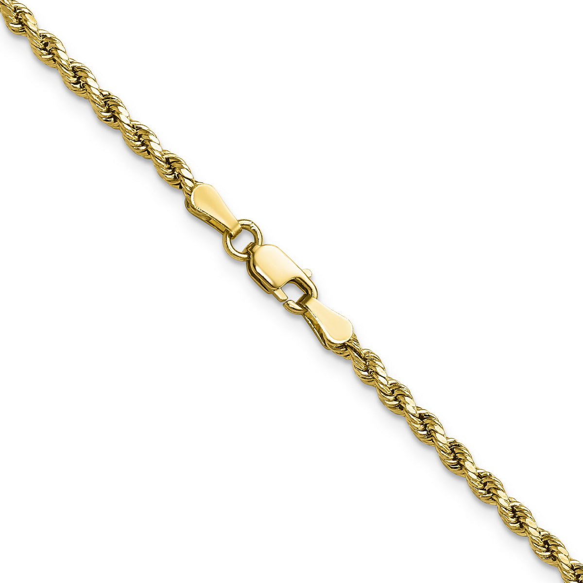 10k 2.5mm Semi-solid D/C Rope Chain-10DH018-28