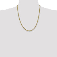 10k 2.5mm Semi-solid D/C Rope Chain-10DH018-22