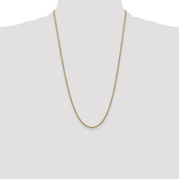 10k 2.5mm Semi-solid D/C Rope Chain-10DH018-26