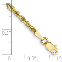 10k 2.5mm Semi-solid D/C Rope Chain-10DH018-7