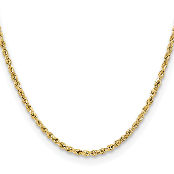 10k 3mm Semi-solid D/C Rope Chain-10DH021-26