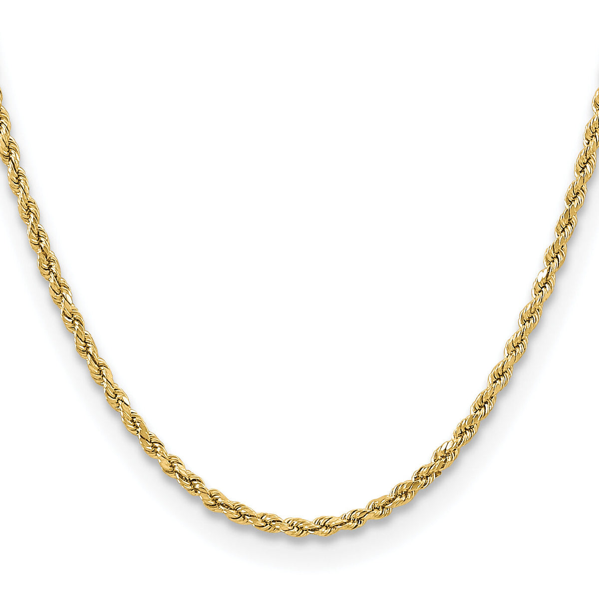 10k 3mm Semi-solid D/C Rope Chain-10DH021-18