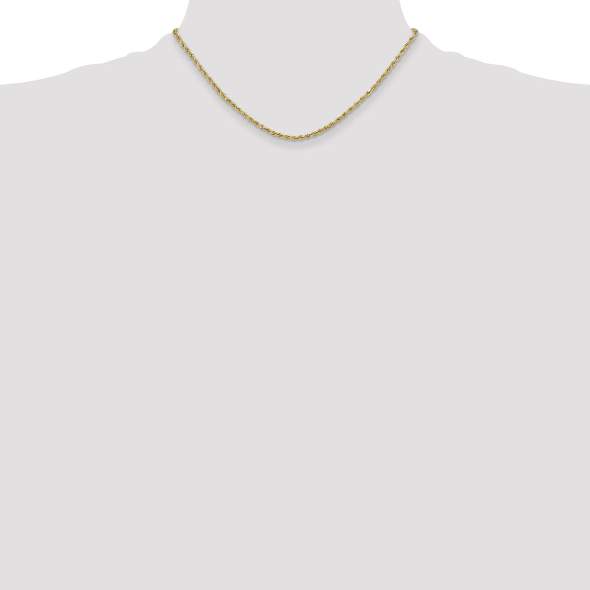 10k 3mm Semi-solid D/C Rope Chain-10DH021-16