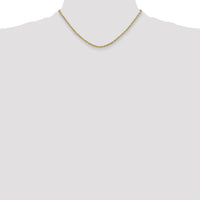 10k 3mm Semi-solid D/C Rope Chain-10DH021-16