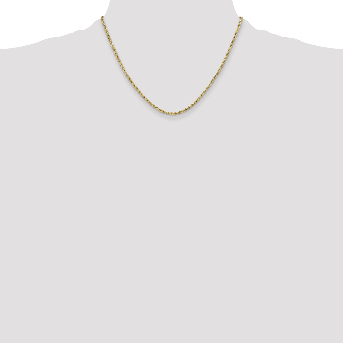 10k 3mm Semi-solid D/C Rope Chain-10DH021-18