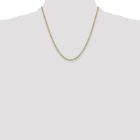 10k 3mm Semi-solid D/C Rope Chain-10DH021-20