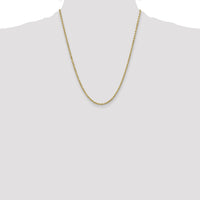 10k 3mm Semi-solid D/C Rope Chain-10DH021-22