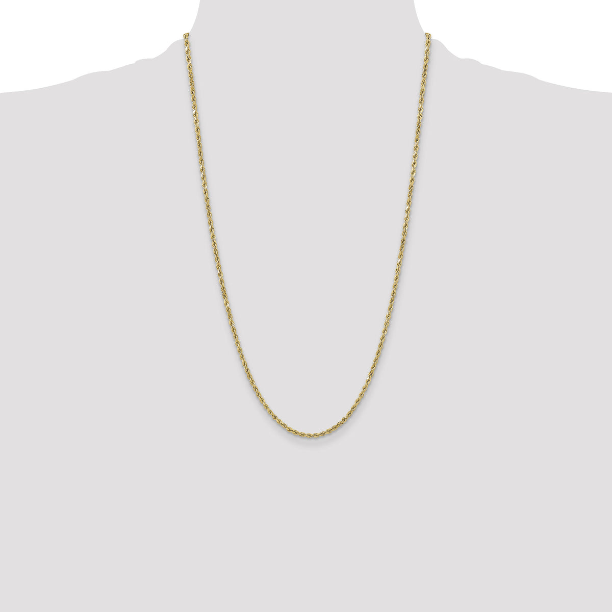 10k 3mm Semi-solid D/C Rope Chain-10DH021-26