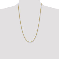 10k 3mm Semi-solid D/C Rope Chain-10DH021-26