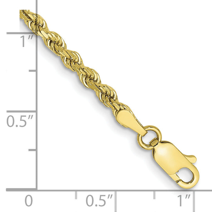 10k 3mm Semi-solid D/C Rope Chain-10DH021-7
