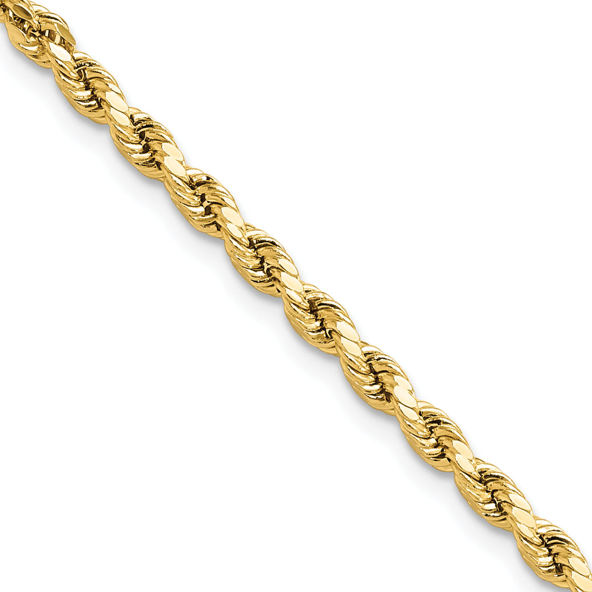 10k 3mm Semi-solid D/C Rope Chain-10DH021-16