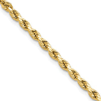 10k 3mm Semi-solid D/C Rope Chain-10DH021-28