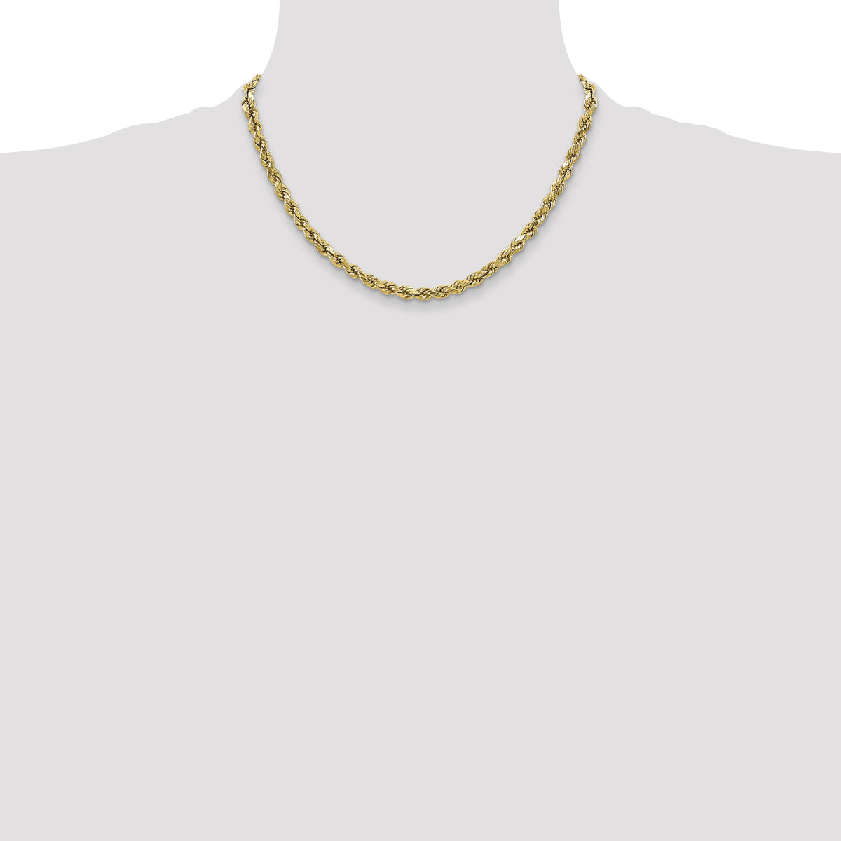 10k 3.5mm Semi-solid D/C Rope Chain-10DH025-18