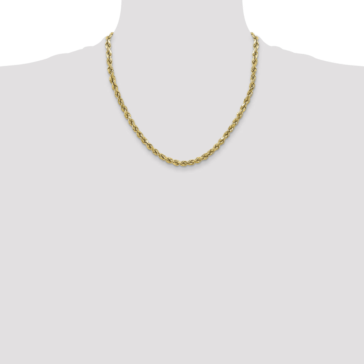 10k 3.5mm Semi-solid D/C Rope Chain-10DH025-20