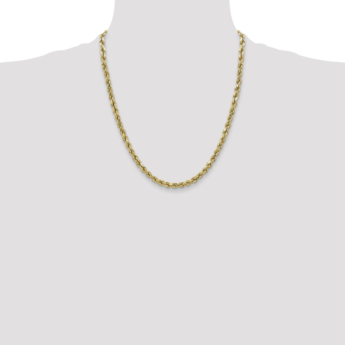 10k 3.5mm Semi-solid D/C Rope Chain-10DH025-22
