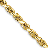 10k 3.5mm Semi-solid D/C Rope Chain-10DH025-18