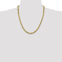 10k 4mm Semi-solid D/C Rope Chain-10DH030-22