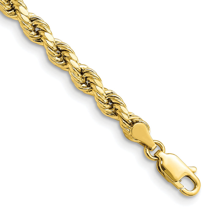10k 4mm Semi-solid D/C Rope Chain-10DH030-8