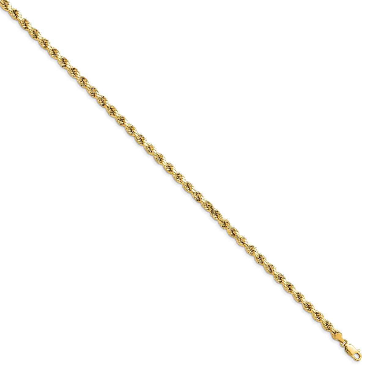 10k 4mm Semi-solid D/C Rope Chain-10DH030-9