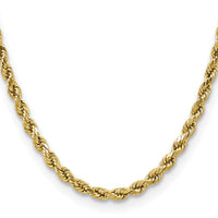 10k 4.9mm Semi-solid D/C Rope Chain-10DH035-16