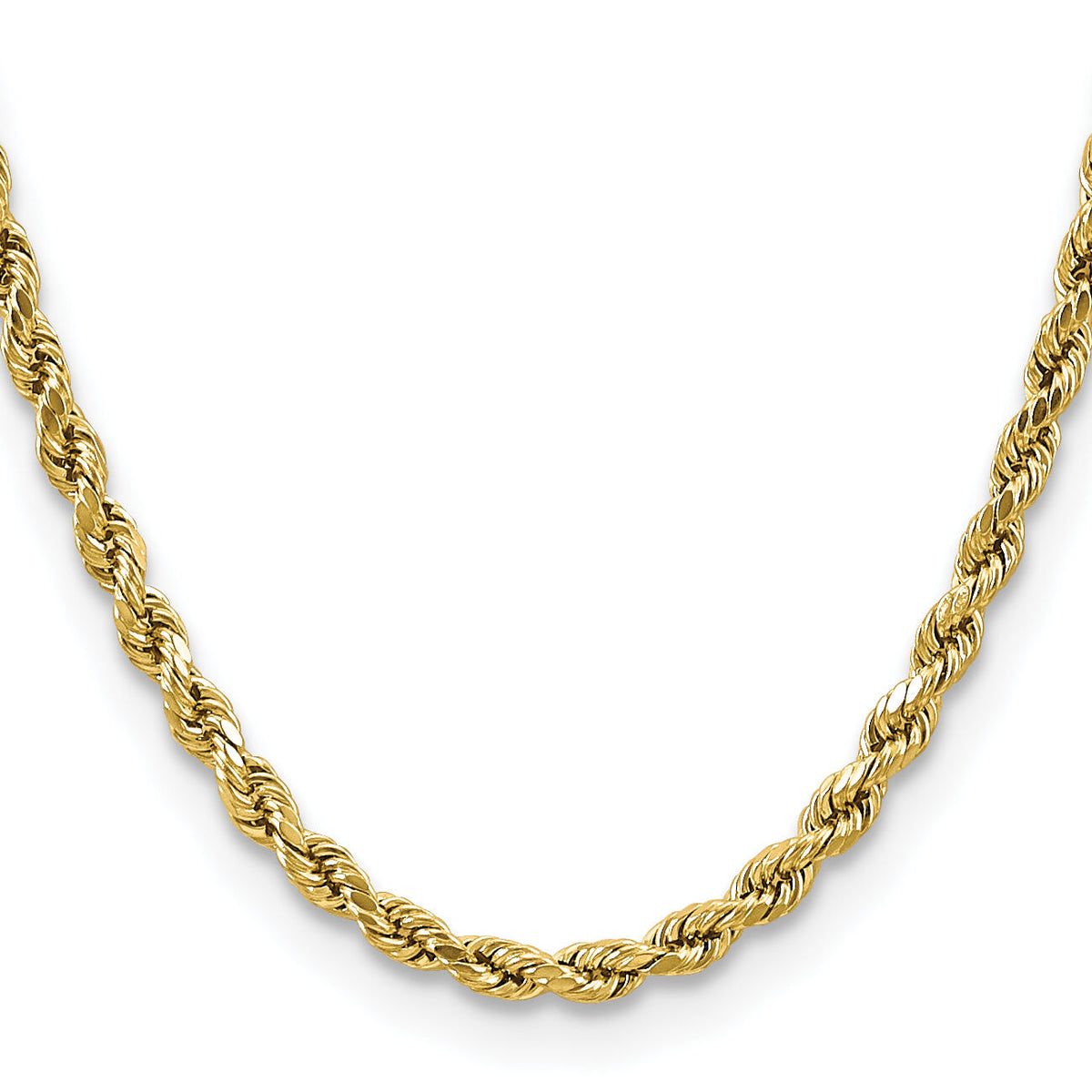 10k 4.9mm Semi-solid D/C Rope Chain-10DH035-26