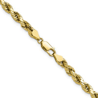 10k 4.9mm Semi-solid D/C Rope Chain-10DH035-16