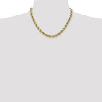 10k 4.9mm Semi-solid D/C Rope Chain-10DH035-18