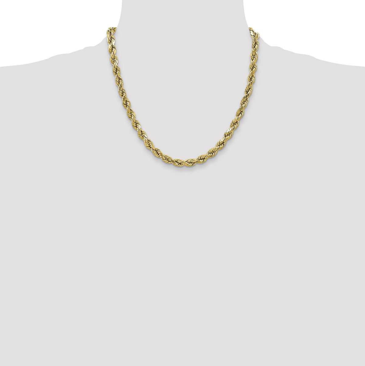 10k 4.9mm Semi-solid D/C Rope Chain-10DH035-20