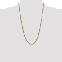 10k 4.9mm Semi-solid D/C Rope Chain-10DH035-26