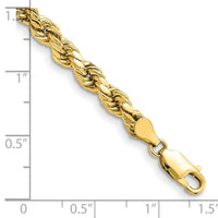 10k 4.9mm Semi-solid D/C Rope Chain-10DH035-8