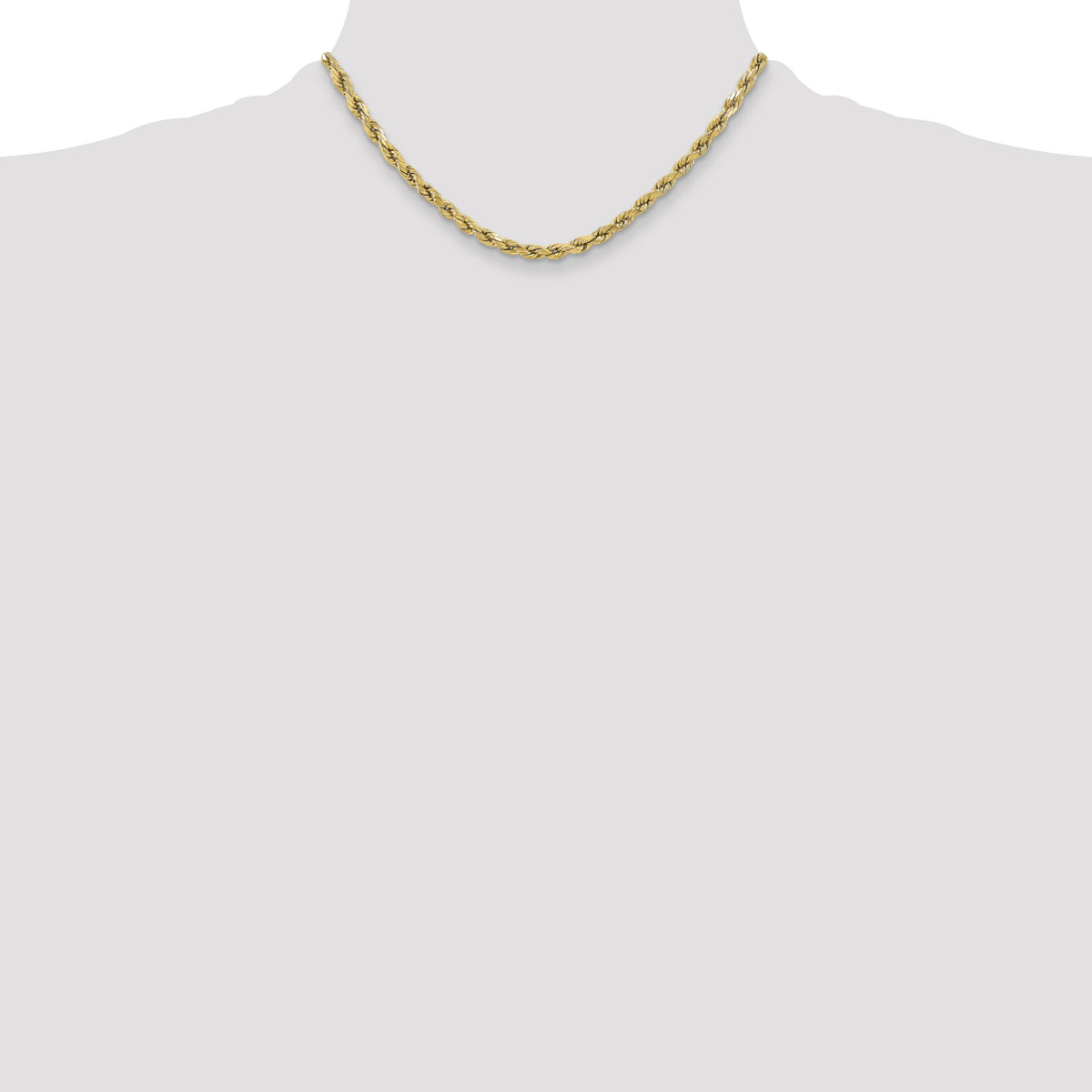 10k 5.5mm Semi-solid D/C Rope Chain-10DH040-16
