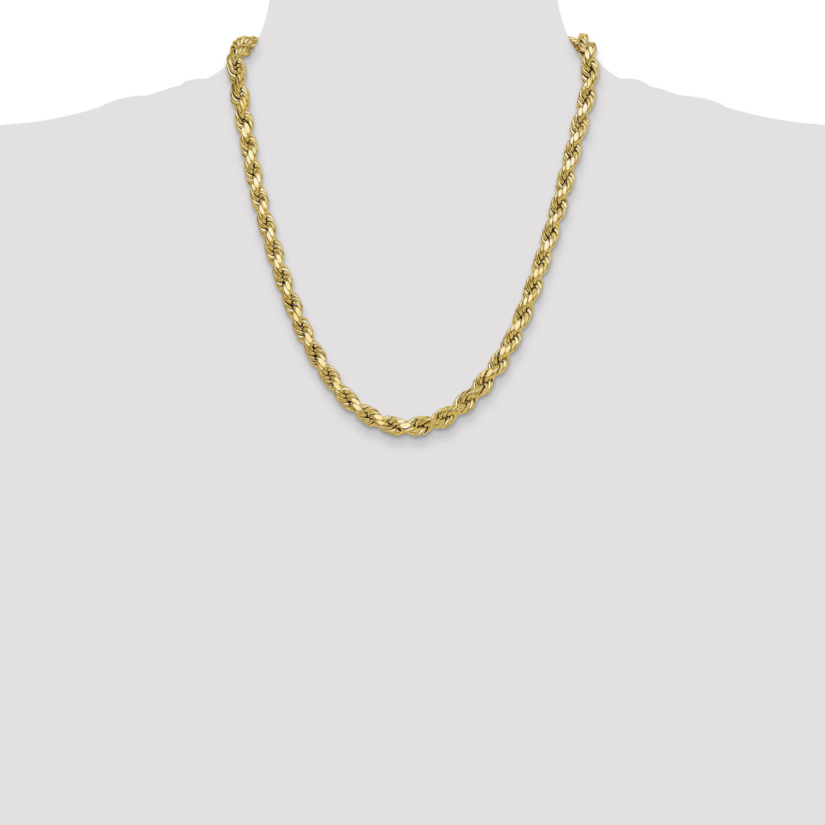 10k 8.0mm Semi-solid D/C Rope Chain-10DH060-22