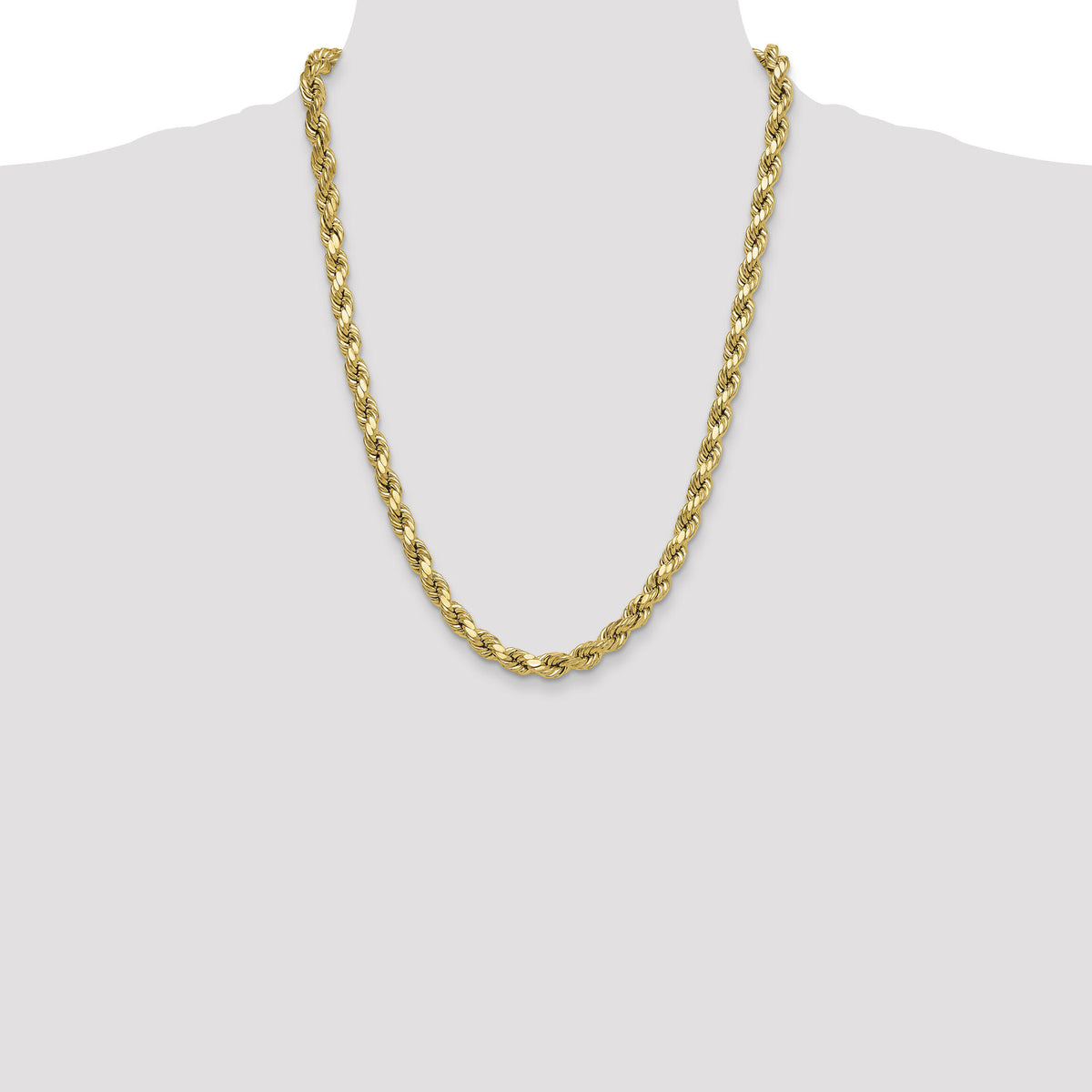 10k 8.0mm Semi-solid D/C Rope Chain-10DH060-24