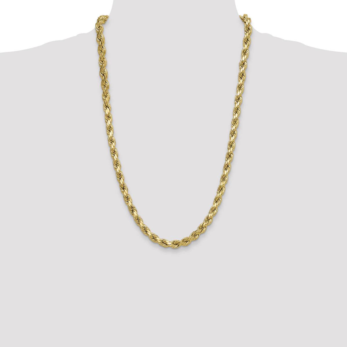 10k 8.0mm Semi-solid D/C Rope Chain-10DH060-26