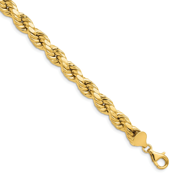 10k 8mm Semi-solid D/C Rope Chain-10DH060-9