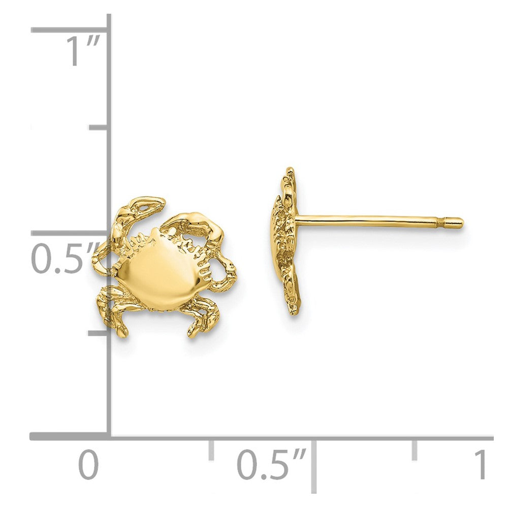 10k Crab Earrings-INF
