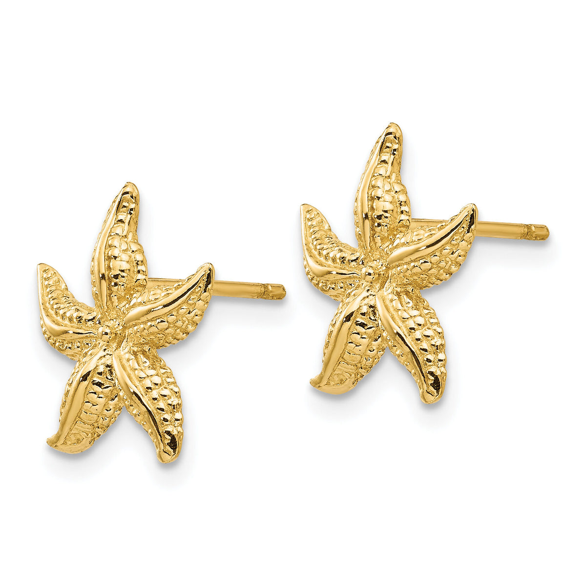 10k Starfish Earrings-10E908