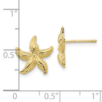 10k Starfish Earrings-10E908